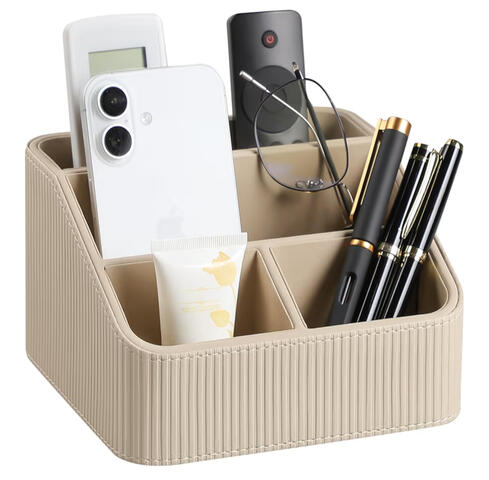 Desk organizer for a tidy and cozy cubicle space